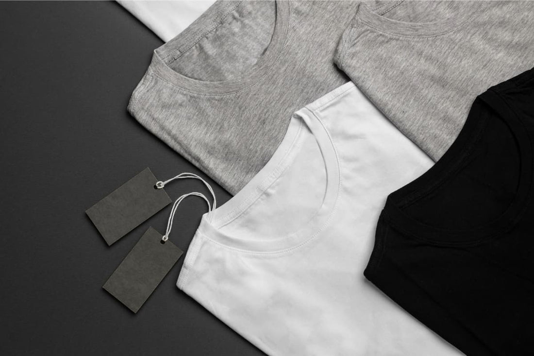 Close-up premium cotton fabric texture used in high-quality t-shirts showing softness and durability for modern clothing.